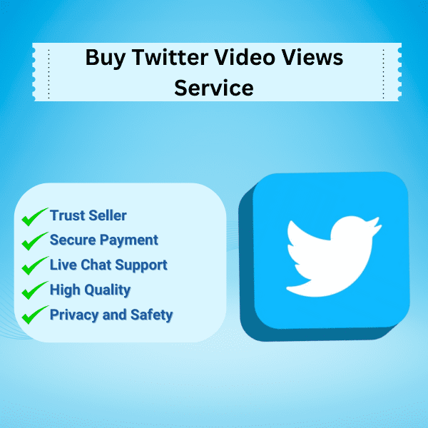 Buy Twitter Video Views Service