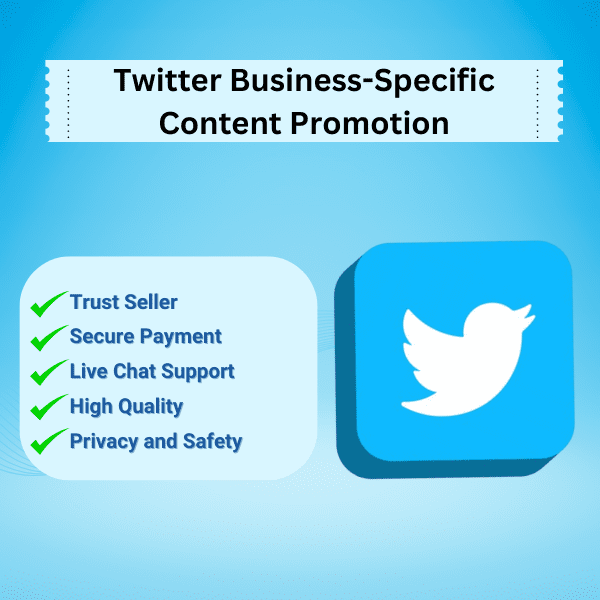 Twitter Business Specific Content Promotion