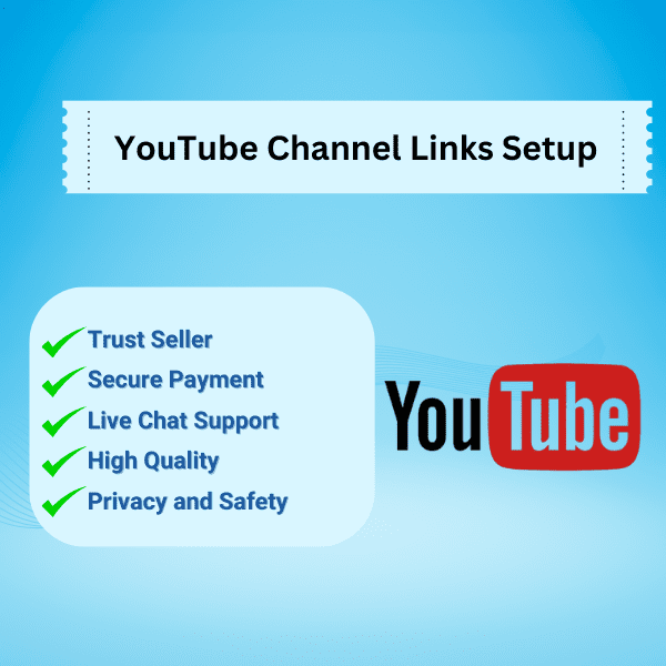 Youtube Channel Links Setup