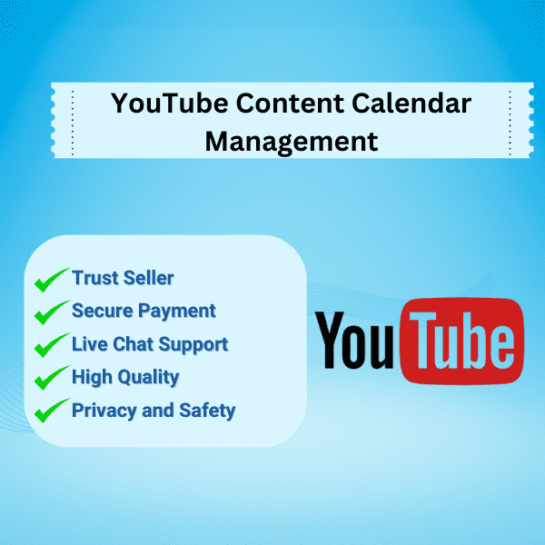 YouTube Content Calendar Management